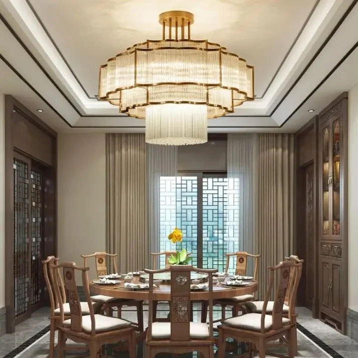 Euroselle Layered Illume Pendant For Warm Interior Ambiance