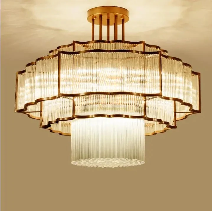 Euroselle Layered Illume Pendant For Warm Interior Ambiance