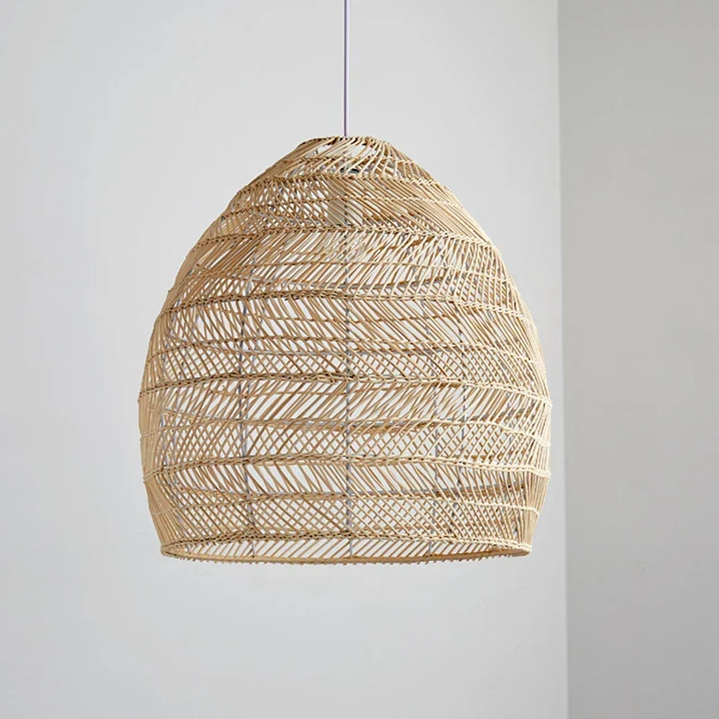 Lisa Rattan Pendant Lamp By Euroselle Handwoven Sustainable Rattan Ceiling Light