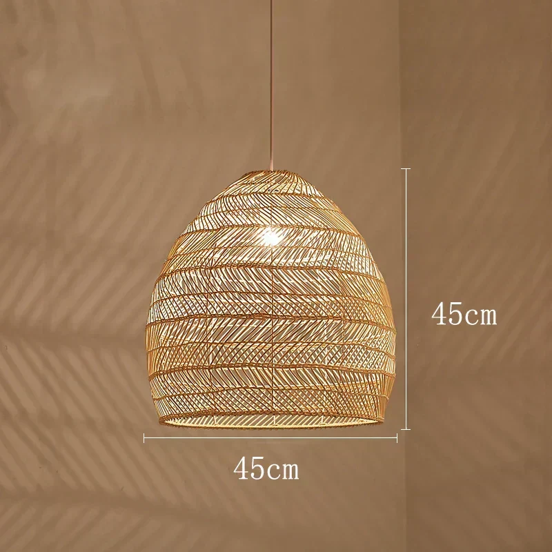 Lisa Rattan Pendant Lamp By Euroselle Handwoven Sustainable Rattan Ceiling Light