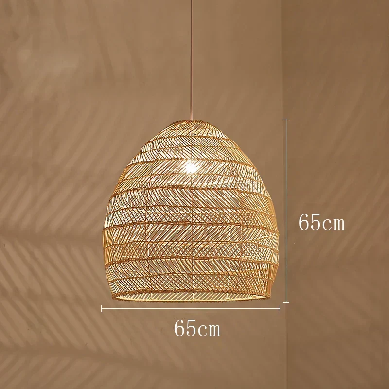 Lisa Rattan Pendant Lamp By Euroselle Handwoven Sustainable Rattan Ceiling Light