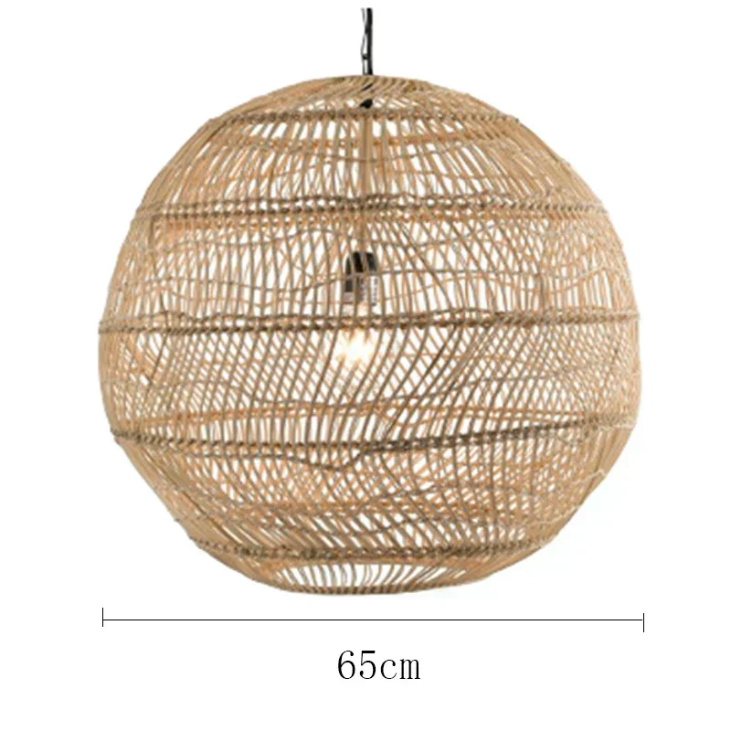 Lisa Rattan Pendant Lamp By Euroselle Handwoven Sustainable Rattan Ceiling Light