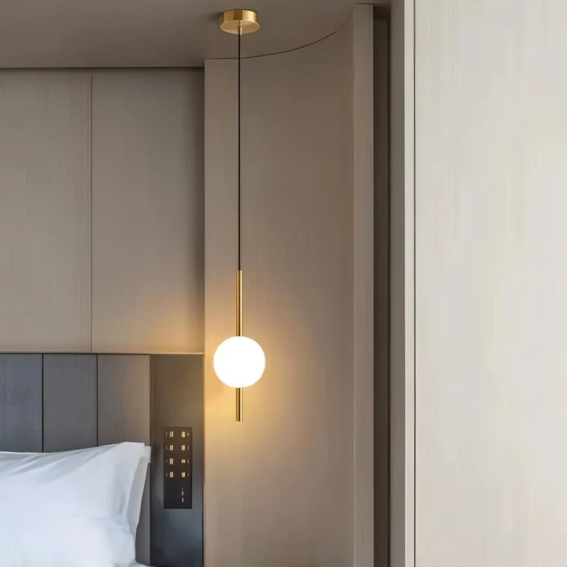 Afzal Pendant Light Euroselle Nordic Glass Ball Pendant Light for Living Rooms and Bedrooms