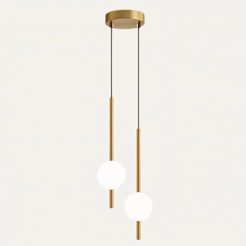 Afzal Pendant Light Euroselle Nordic Glass Ball Pendant Light for Living Rooms and Bedrooms