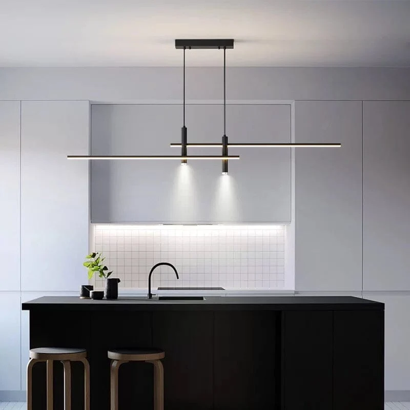 Euroselle Dual Pendant Light With Iron And Acrylic 90-260V