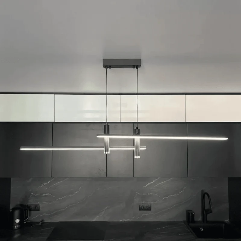 Euroselle Dual Pendant Light With Iron And Acrylic 90-260V