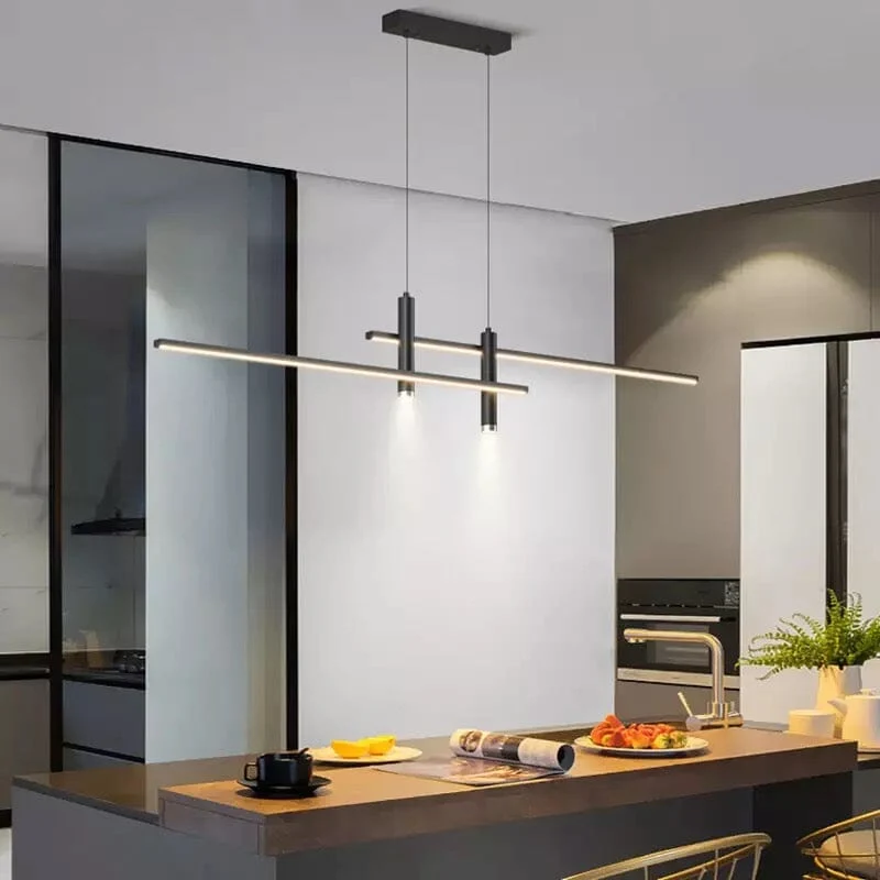 Euroselle Dual Pendant Light With Iron And Acrylic 90-260V