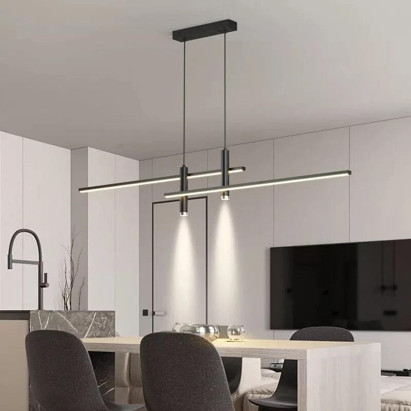 Euroselle Dual Pendant Light With Iron And Acrylic 90-260V
