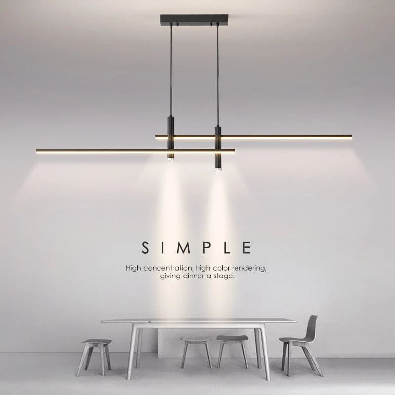 Euroselle Dual Pendant Light With Iron And Acrylic 90-260V
