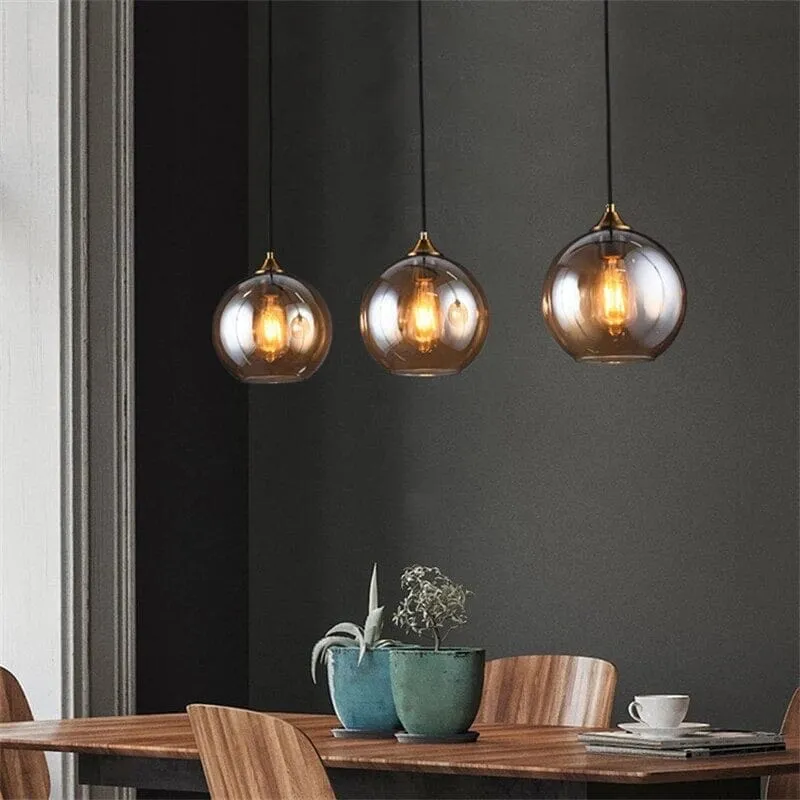 Ruhi Pendants From Euroselle Classic Glass With Warm Ambience