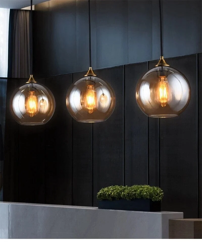 Ruhi Pendants From Euroselle Classic Glass With Warm Ambience