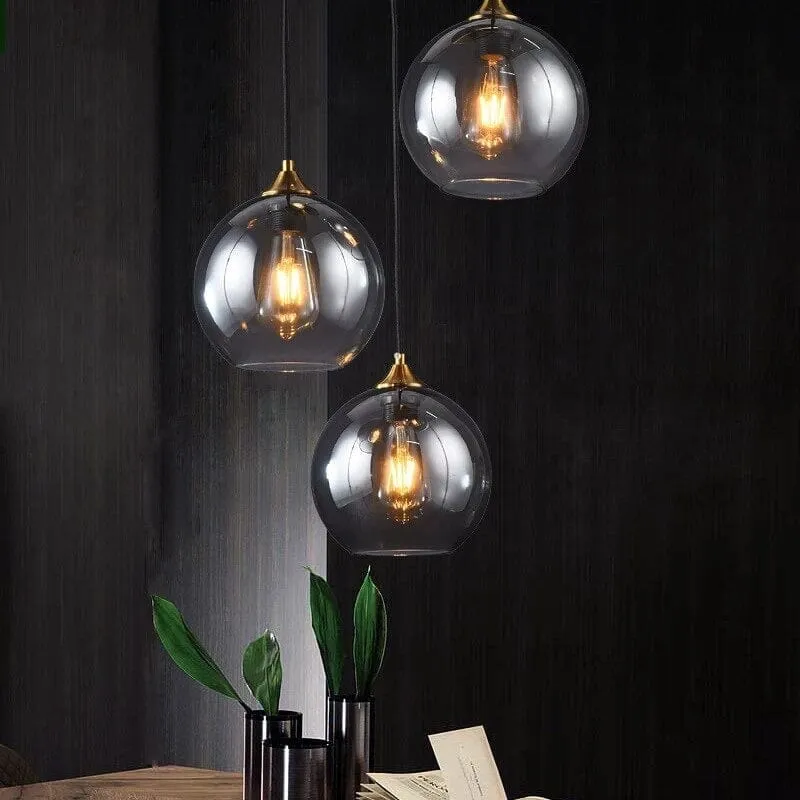 Ruhi Pendants From Euroselle Classic Glass With Warm Ambience