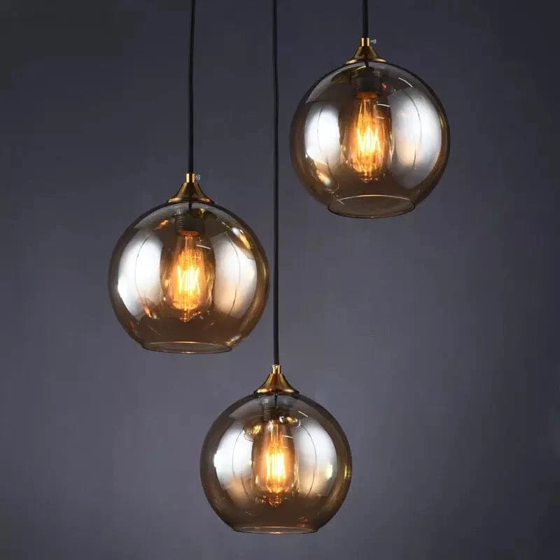 Ruhi Pendants From Euroselle Classic Glass With Warm Ambience