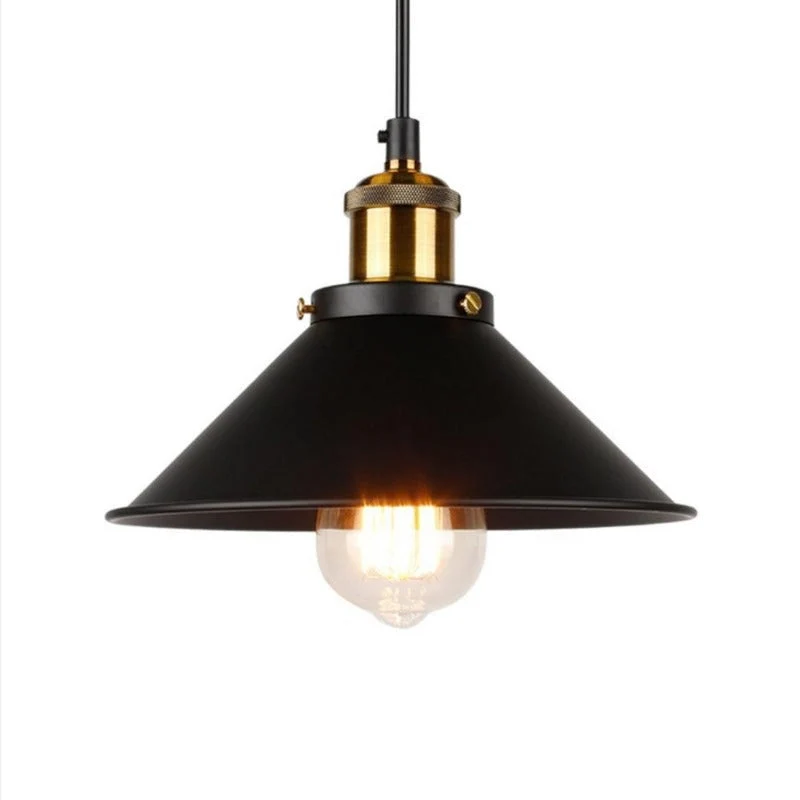 Euroselle Black Industrial Vintage Pendant Lights Design