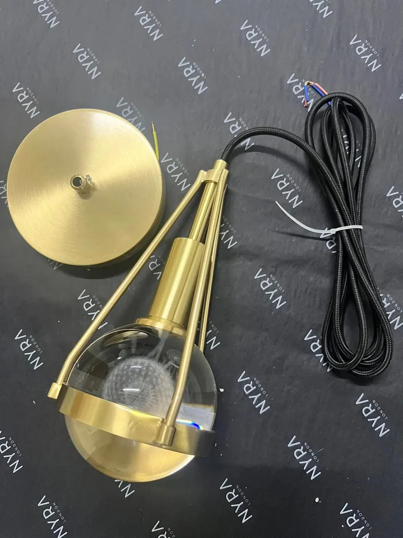 Rowan Nordic Gold Pendants Euroselle Dandelion Glowing Center