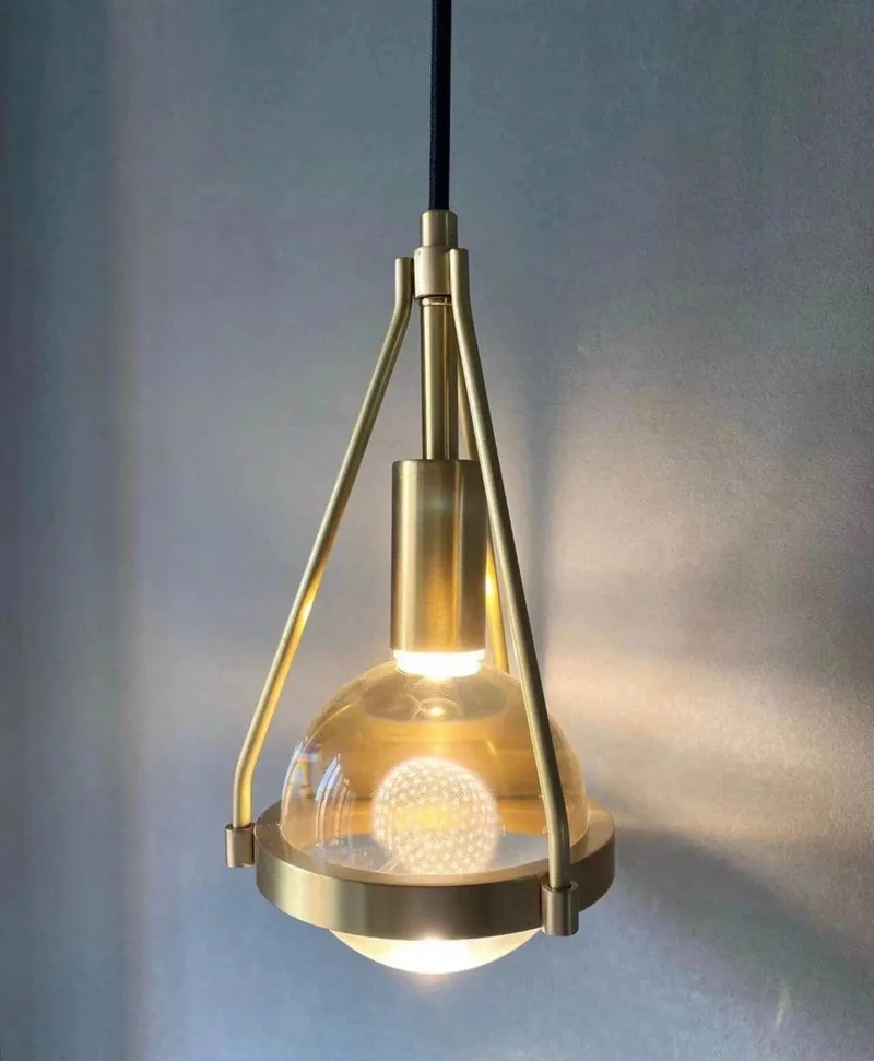 Rowan Nordic Gold Pendants Euroselle Dandelion Glowing Center