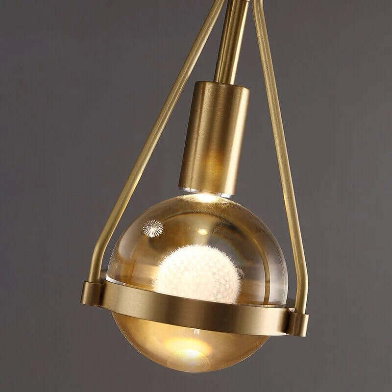 Rowan Nordic Gold Pendants Euroselle Dandelion Glowing Center