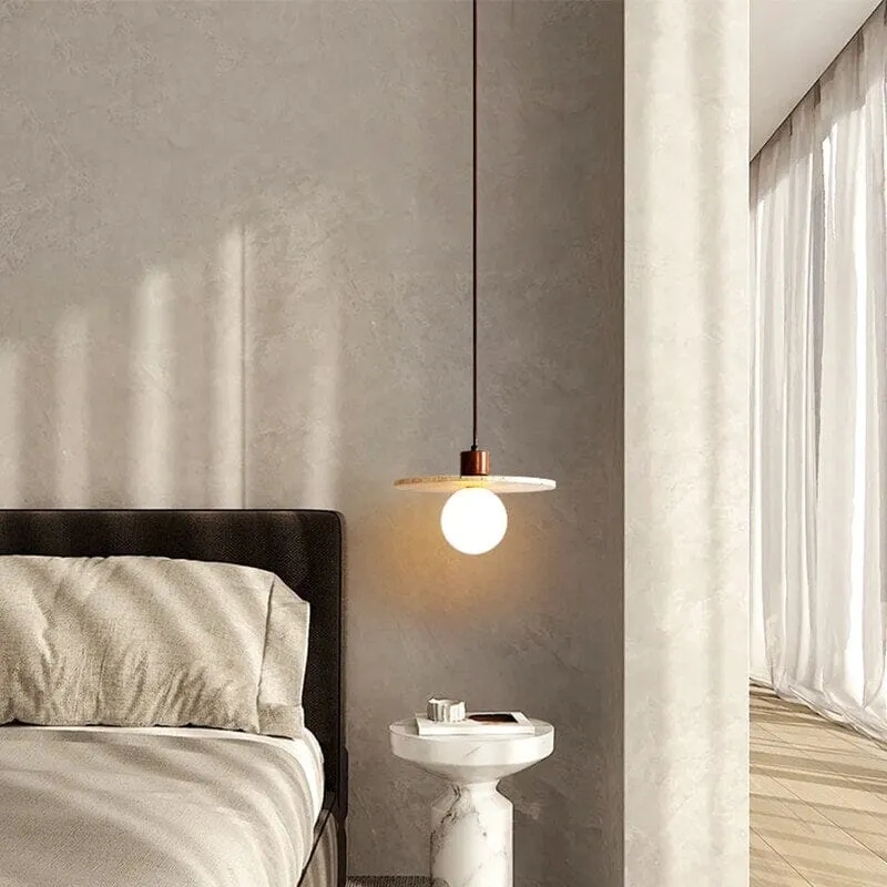 Euroselle Travertine Wabi Pendant Lights For Modern Decor