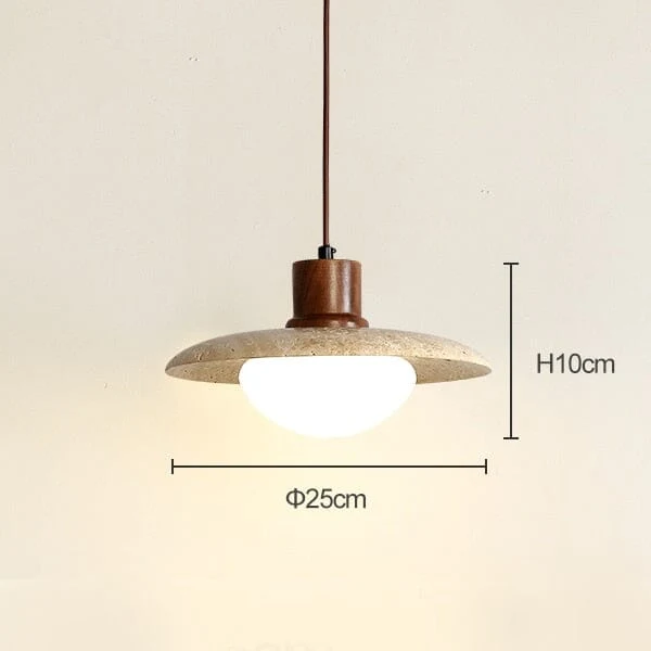Euroselle Travertine Wabi Pendant Lights For Modern Decor