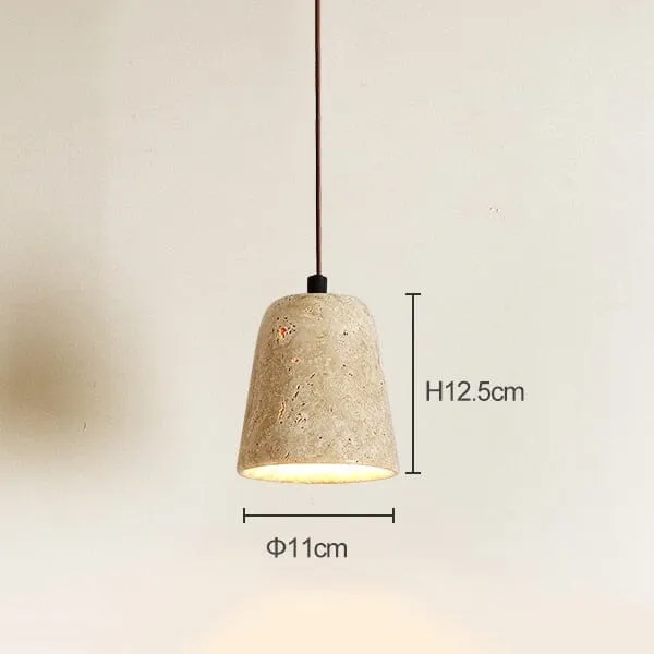 Euroselle Travertine Wabi Pendant Lights For Modern Decor