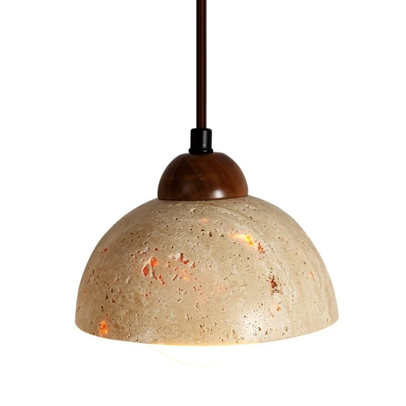 Euroselle Travertine Wabi Pendant Lights For Modern Decor