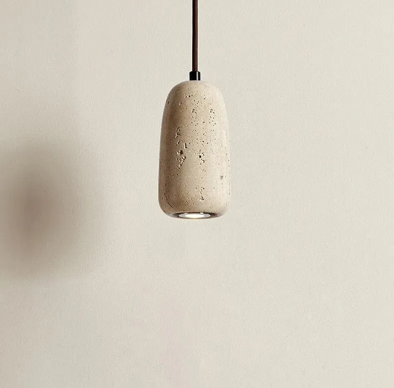 Euroselle Travertine Wabi Pendant Lights For Modern Decor
