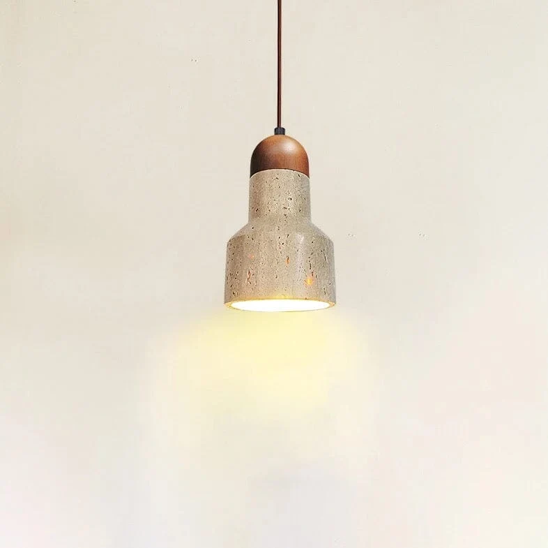 Euroselle Travertine Wabi Pendant Lights For Modern Decor
