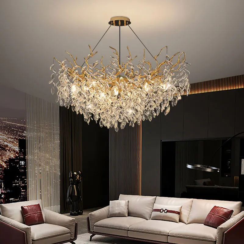 Euroselle Royal Brompton Golden Round Pendant Light