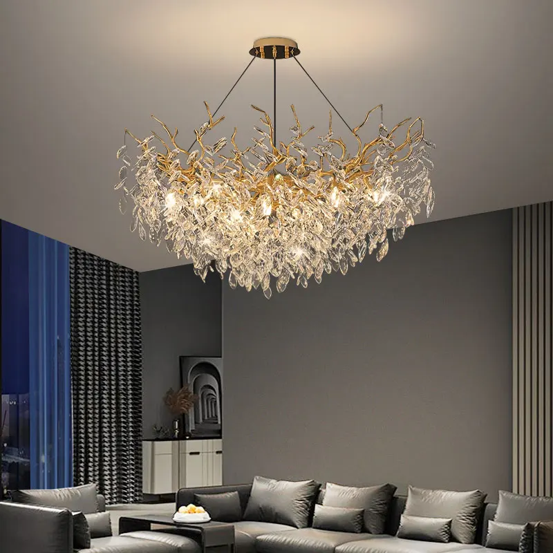 Euroselle Royal Brompton Golden Round Pendant Light
