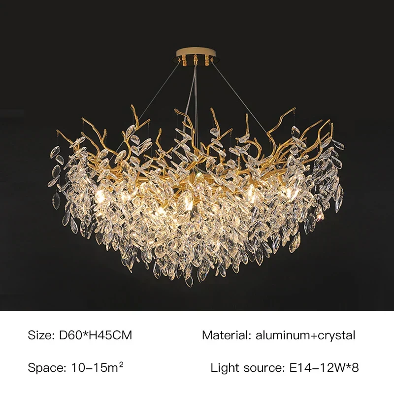 Euroselle Royal Brompton Golden Round Pendant Light
