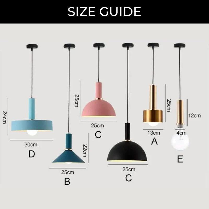 Euroselle Modern Nordic Pendant Lights Collection Series