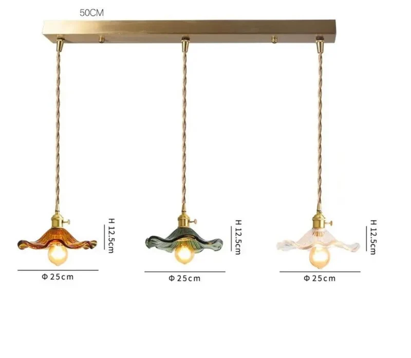 Leonardo Glass Pendant Lights For Home By Euroselle