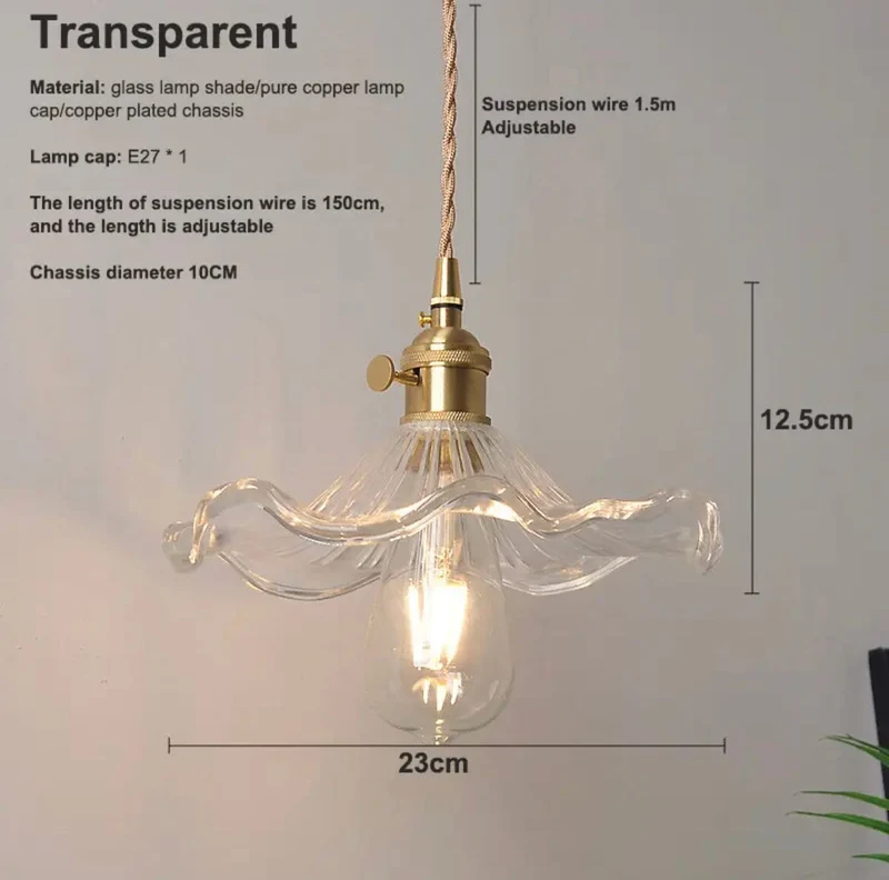 Leonardo Glass Pendant Lights For Home By Euroselle