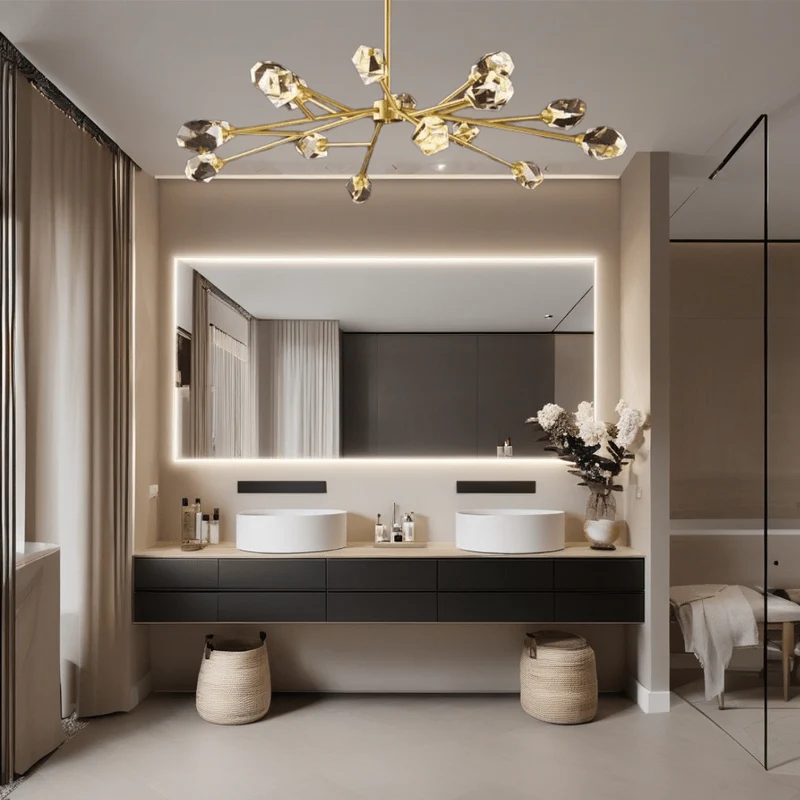 Como Crystal Pendant Light By Euroselle Dazzling Modern Crystal Bulbs For Bright Rooms