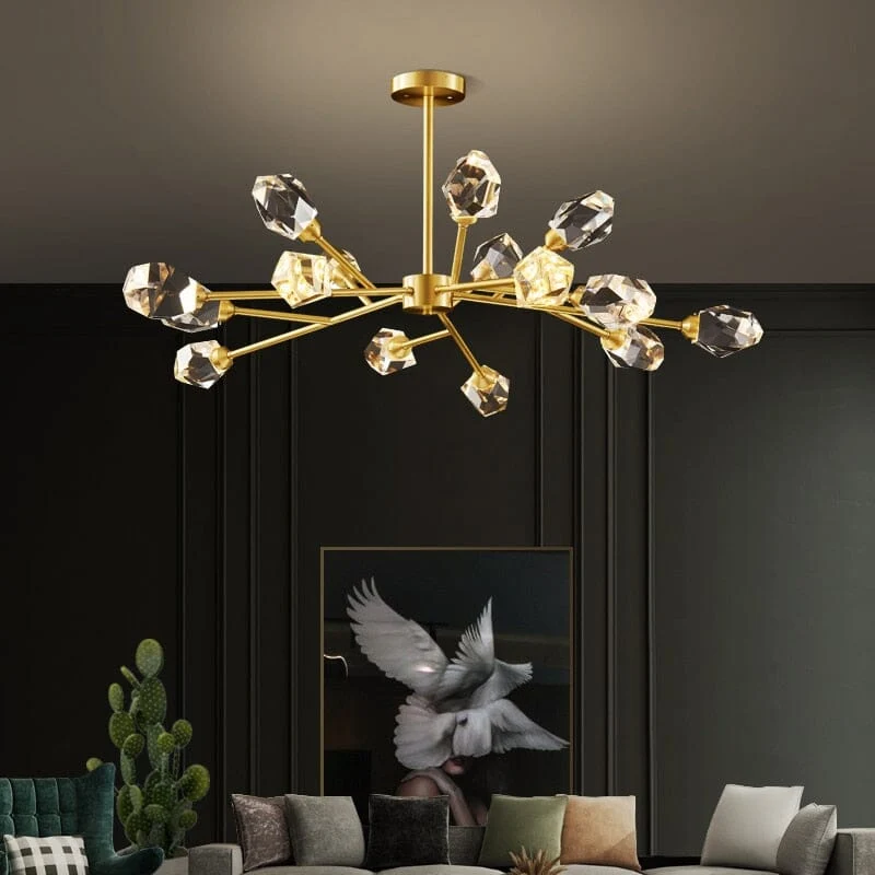 Como Crystal Pendant Light By Euroselle Dazzling Modern Crystal Bulbs For Bright Rooms