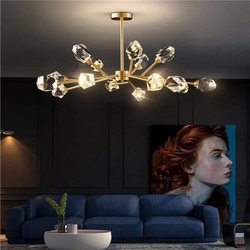 Como Crystal Pendant Light By Euroselle Dazzling Modern Crystal Bulbs For Bright Rooms
