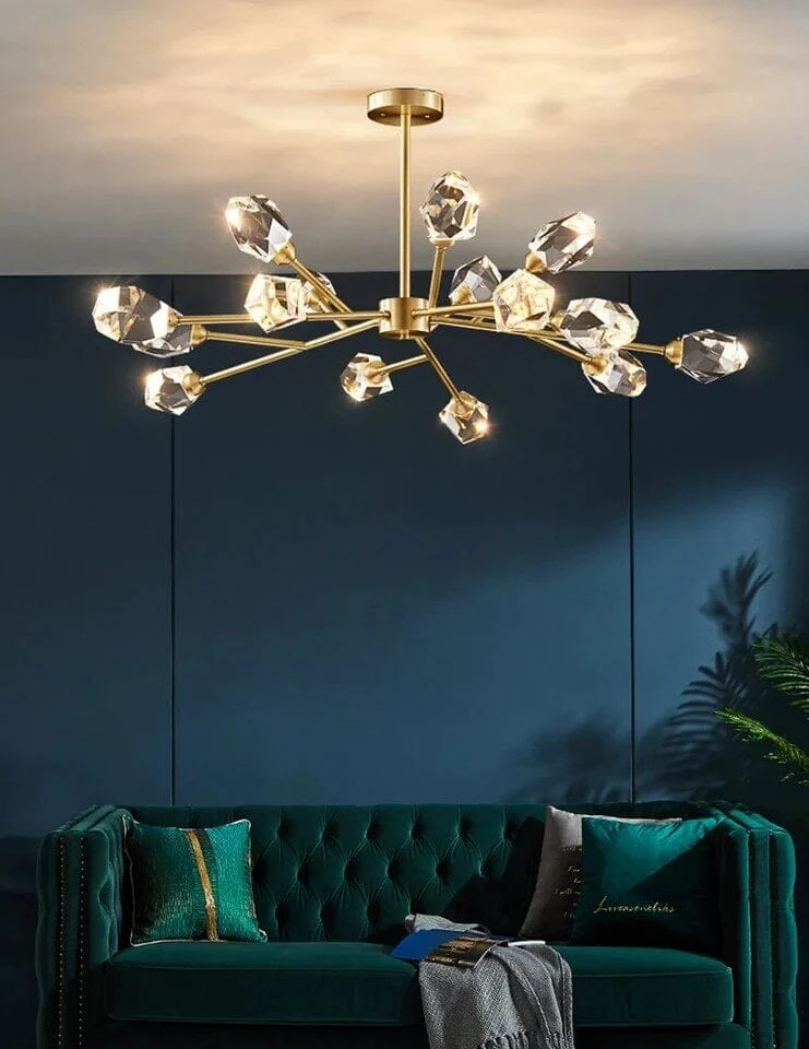 Como Crystal Pendant Light By Euroselle Dazzling Modern Crystal Bulbs For Bright Rooms