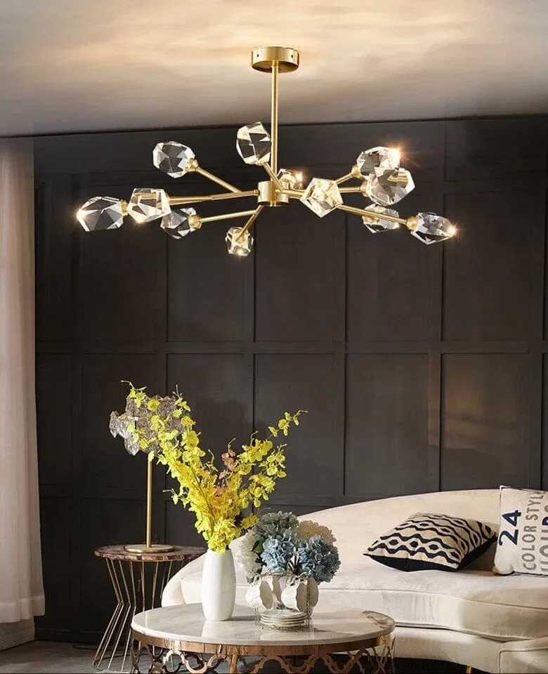 Como Crystal Pendant Light By Euroselle Dazzling Modern Crystal Bulbs For Bright Rooms