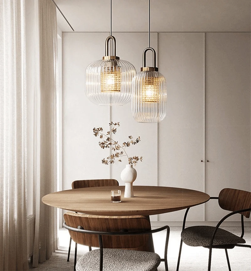 St Pauls Fluted Glass Pendant Ceiling Light By Euroselle