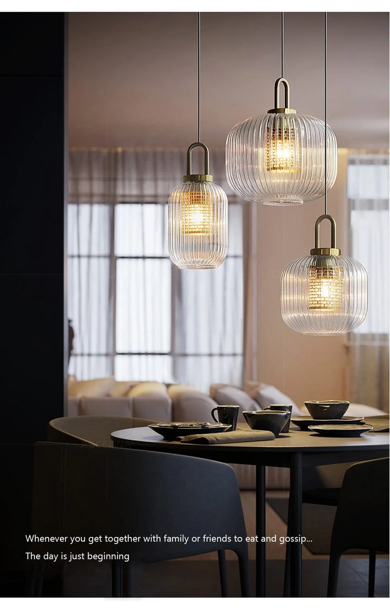 St Pauls Fluted Glass Pendant Ceiling Light By Euroselle