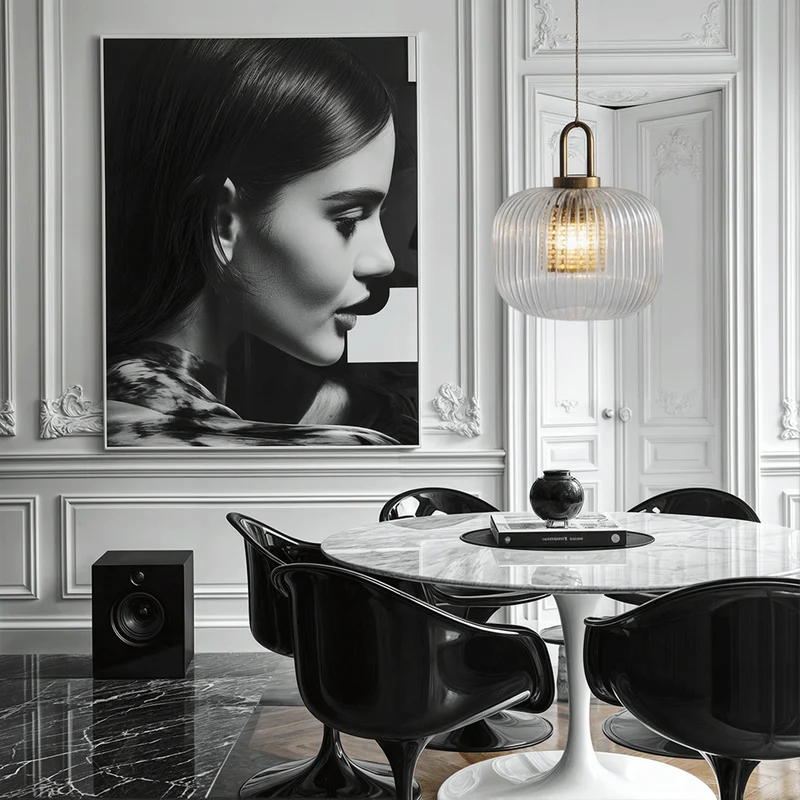 St Pauls Fluted Glass Pendant Ceiling Light By Euroselle