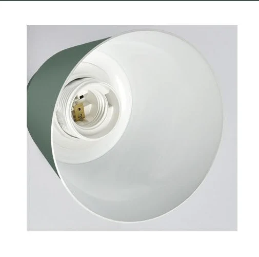 Devon Painted Aluminum Pendant Cone Light By Euroselle