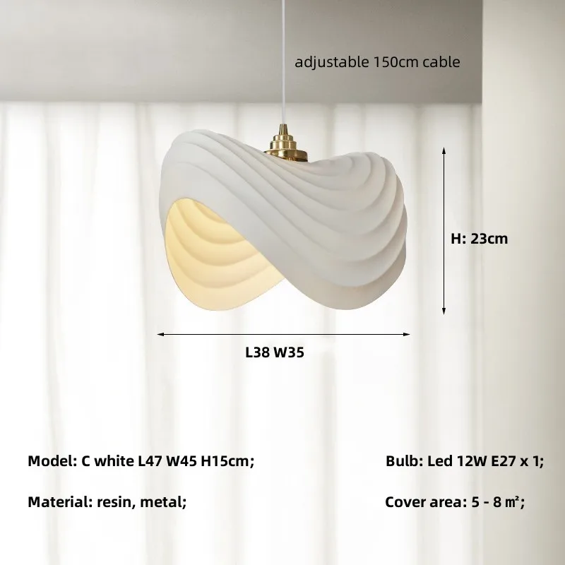 Shibumi Minimalist Resin Pendant Lights By Euroselle