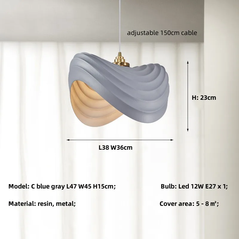 Shibumi Minimalist Resin Pendant Lights By Euroselle