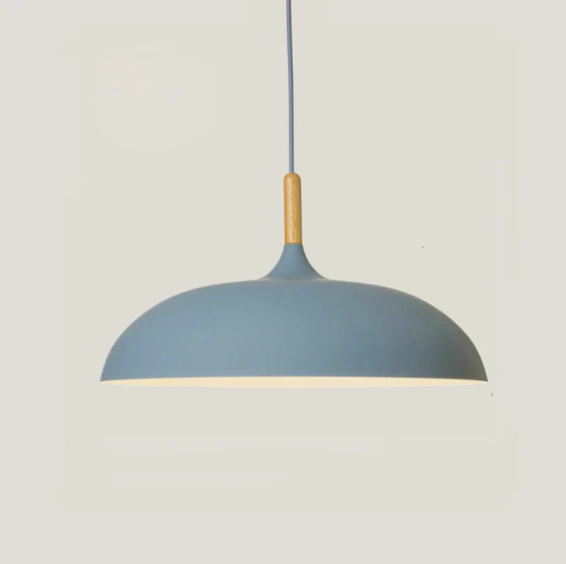 Soft Pastel Palette Pendant Lights In Metal And Wood Final Sale Euroselle