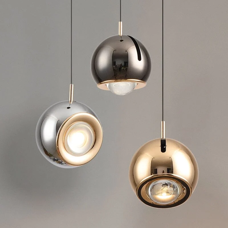 Euroselle Space Angled LED Pendant Lights With Adjustable Angle