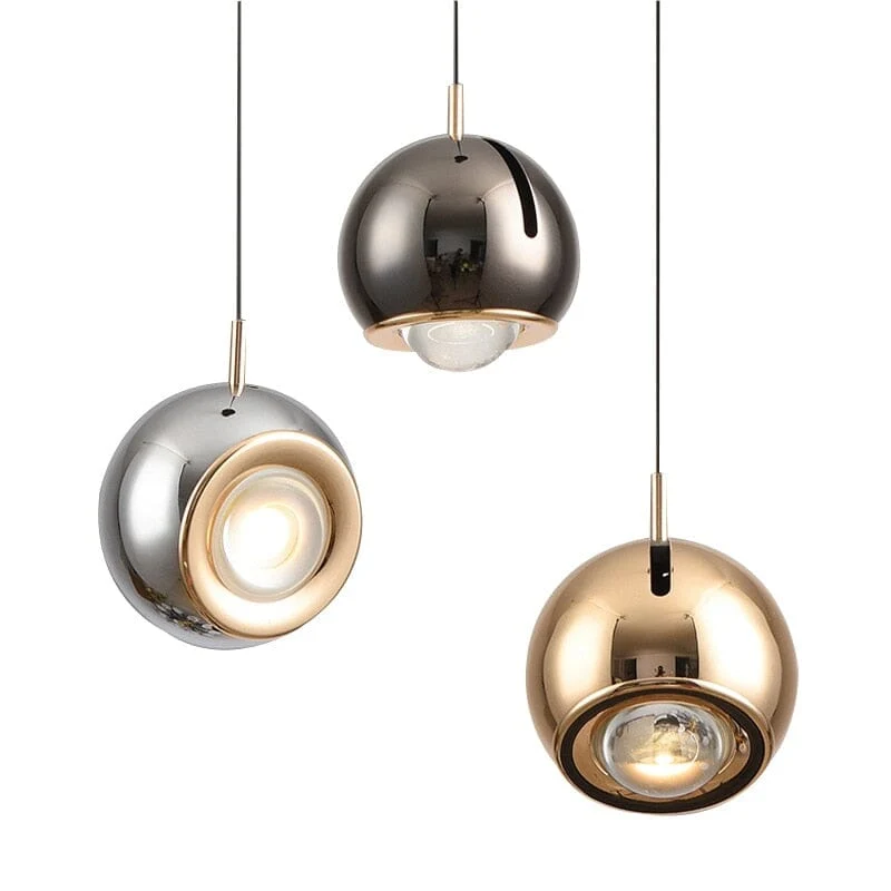 Euroselle Space Angled LED Pendant Lights With Adjustable Angle