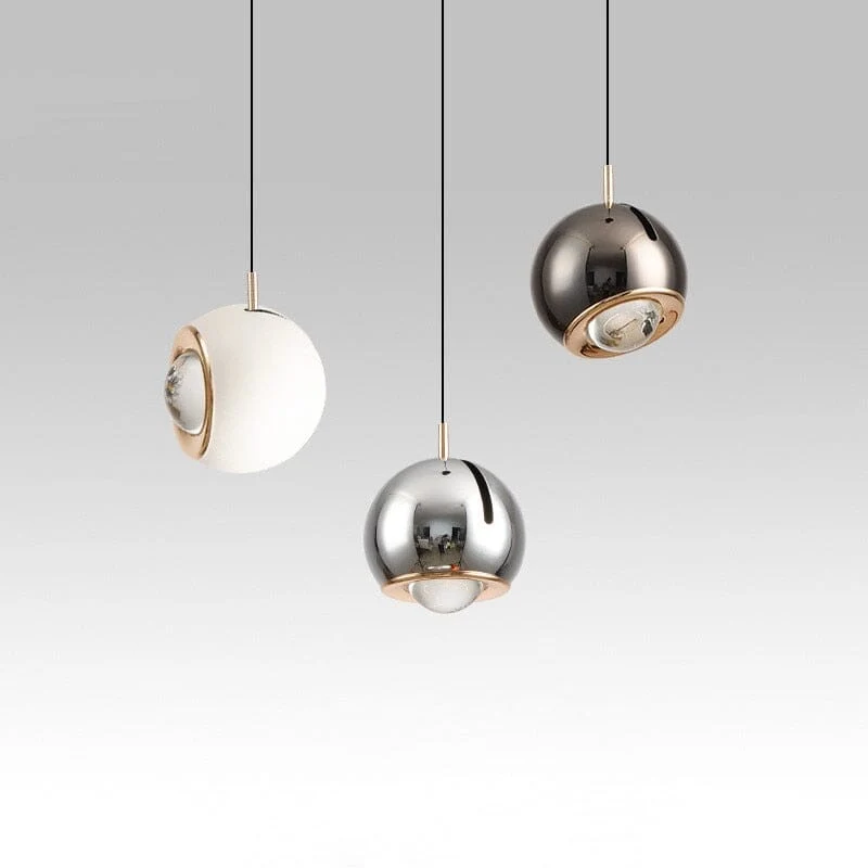 Euroselle Space Angled LED Pendant Lights With Adjustable Angle