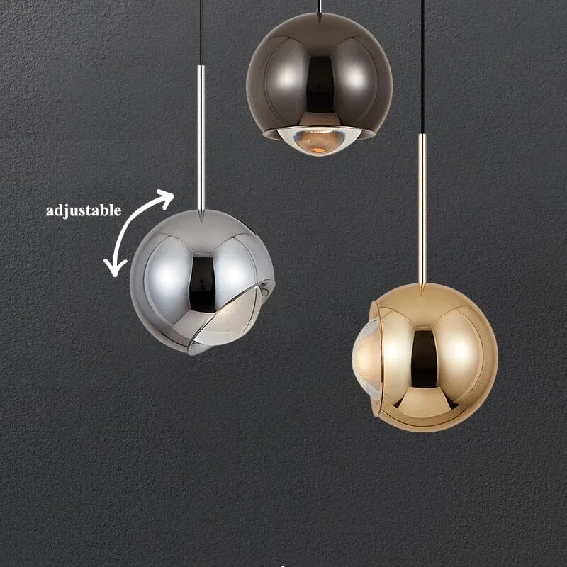 Euroselle Space Angled LED Pendant Lights With Adjustable Angle