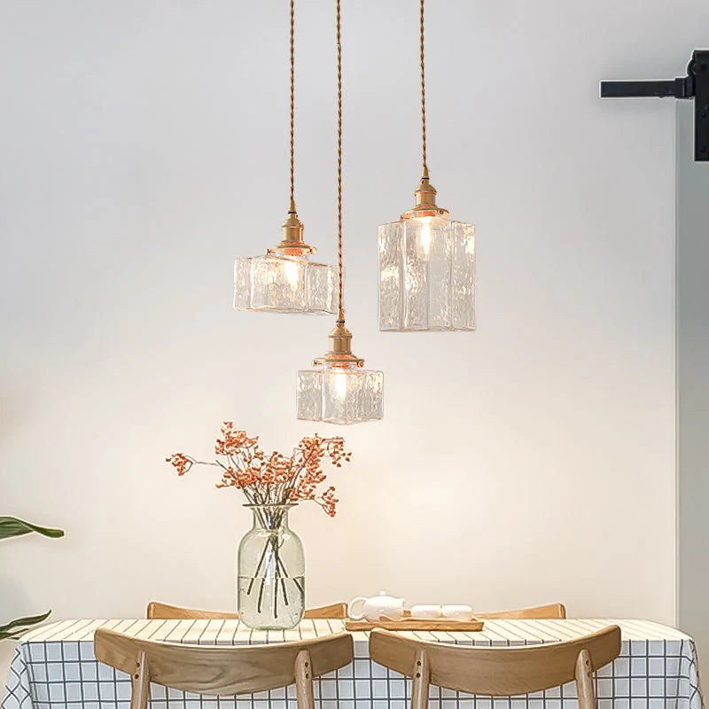 The Jewel Glass And Brass Pendant Light By Euroselle